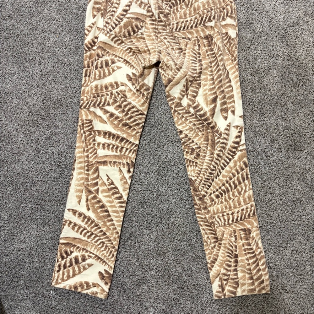 Ralph Lauren Slimming Fit Straight Stretch Jungle Print Corduroy Pants NWOT - Picture 9 of 17